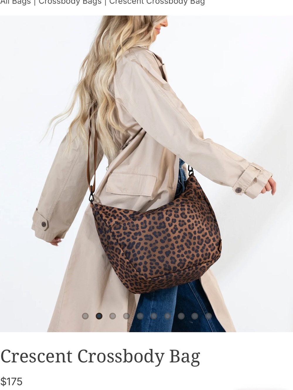 Canvelle Crescent Crossbody - Size Large - Picture 12 of 13